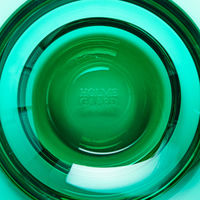 Flow vattenglas 35 cl, emerald green