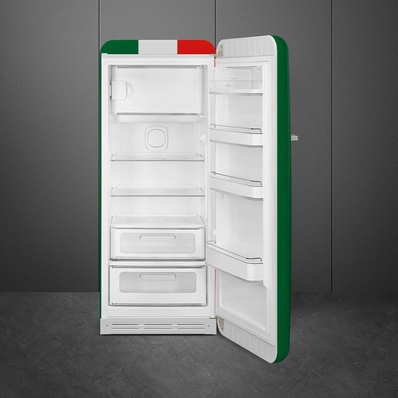 Smeg FAB28RDIT6 Køleskab Med Fryser 153cm Højrehængt Italienske flag