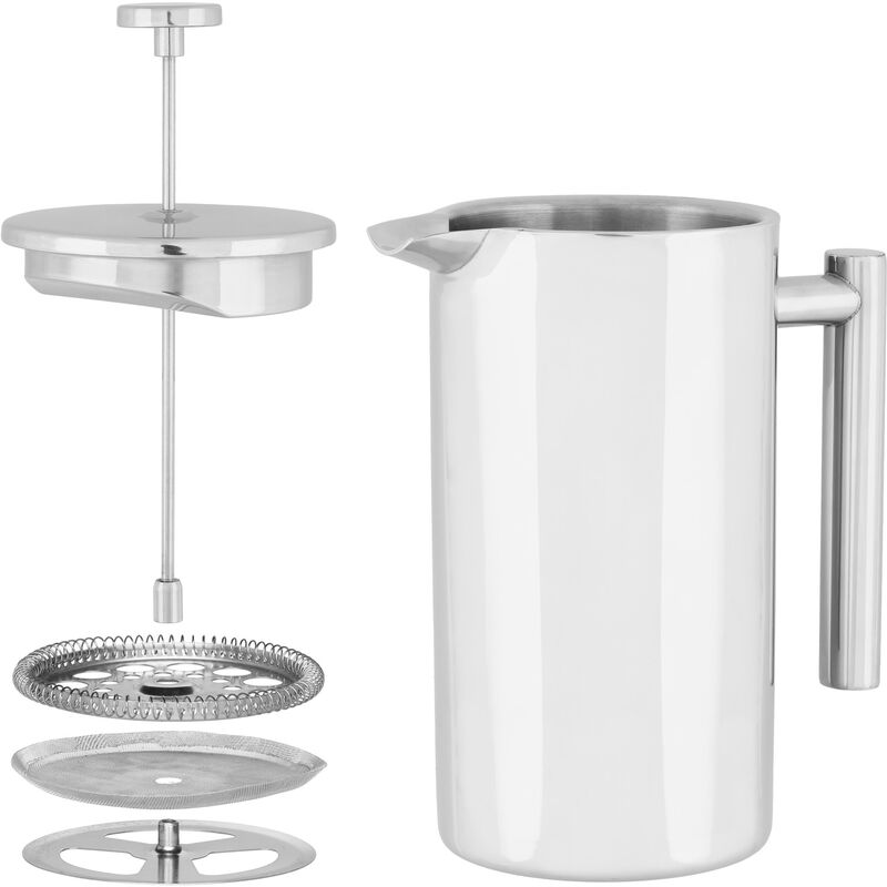 Gastro kaffepress 1 liter, rostfritt stål