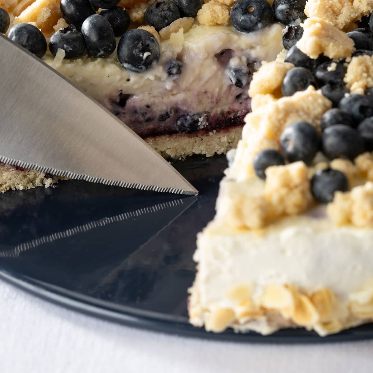 Bakeform med avtakbar bunn 28 cm, mørkeblå