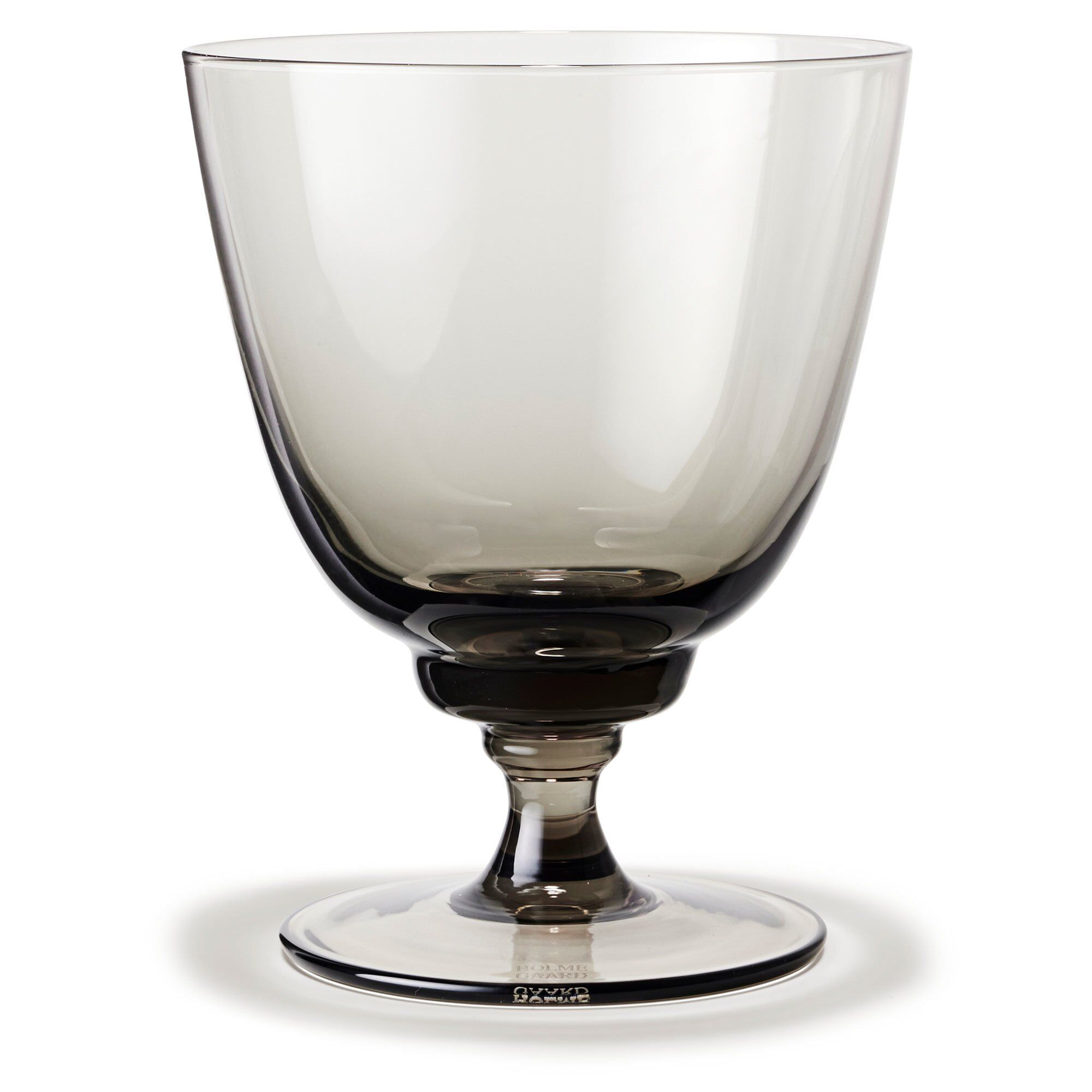 Holmegaard - Flow glass med stett 35 cl smoke