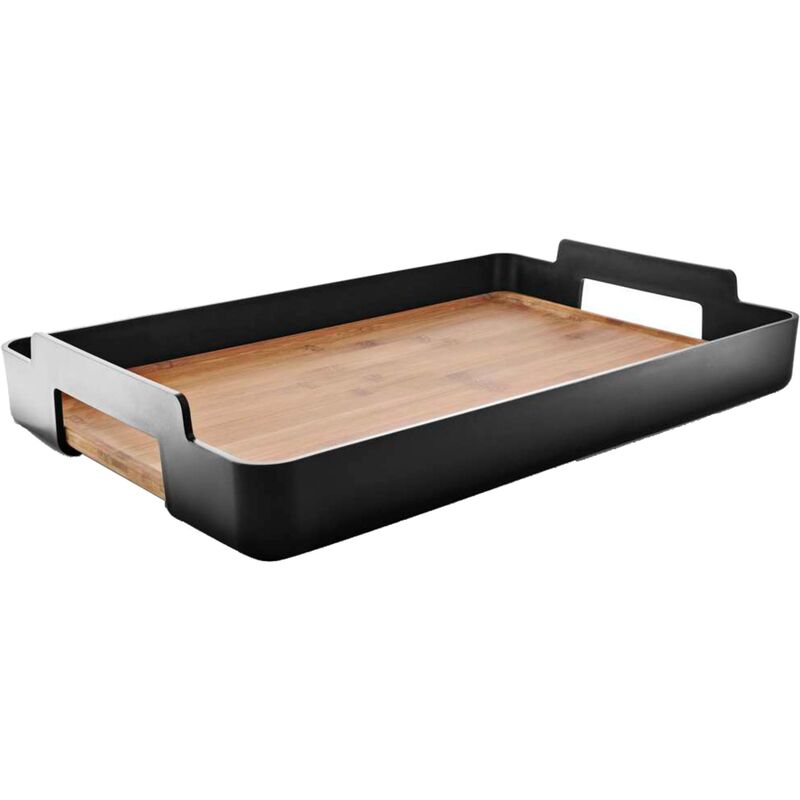 Nordic Kitchen tarjotin suorakaide 35 x 50 cm, musta