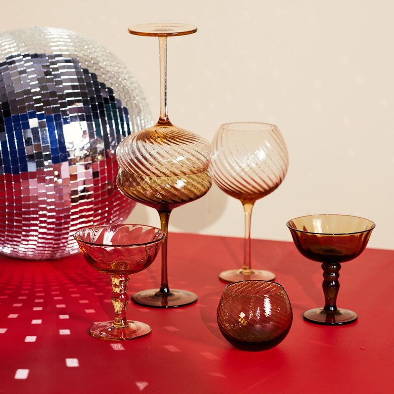 Opacity italiensk skål 15 cl, brun, 2-pack