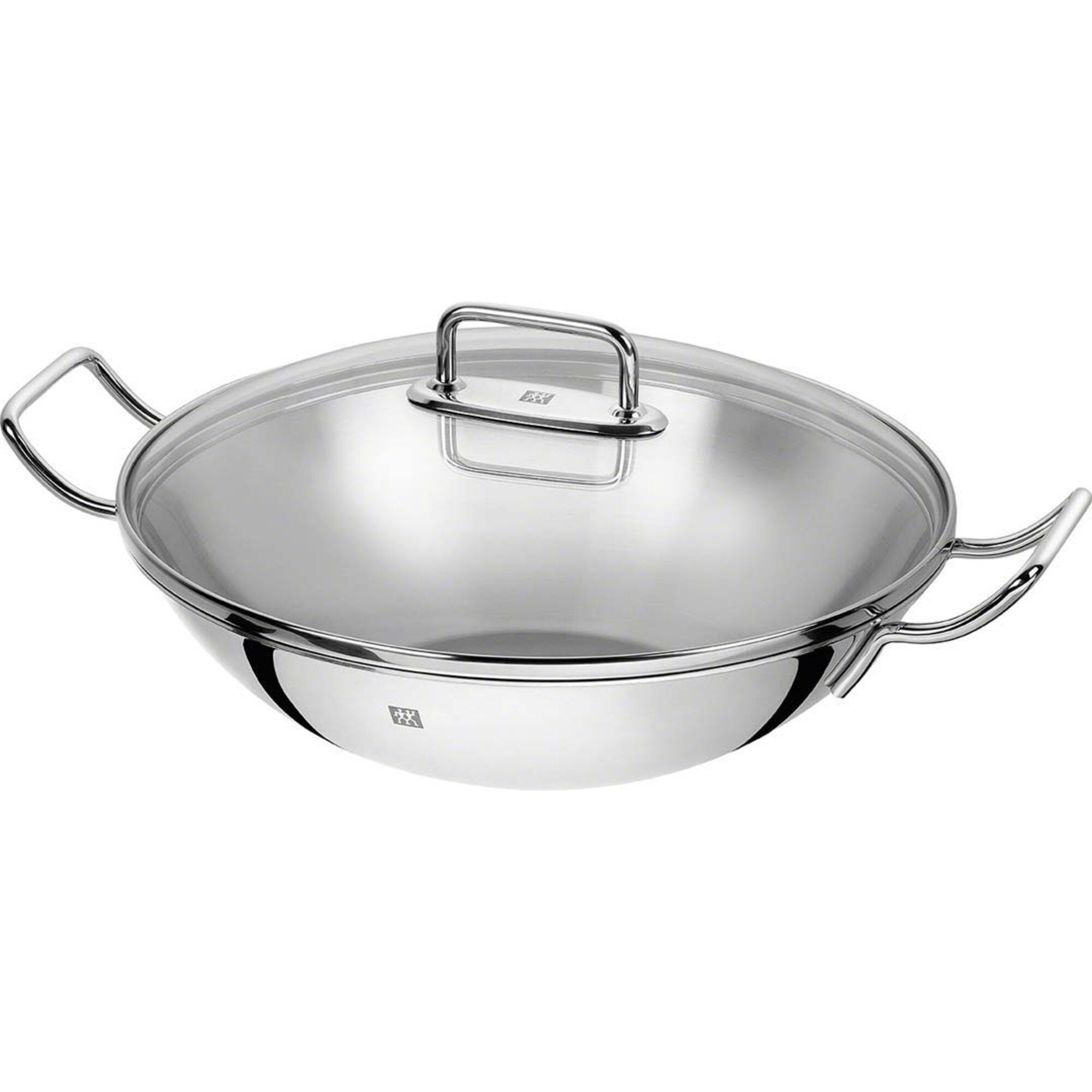 Zwilling Zwilling Plus wokpanne glasslokk Ø32 cm Rustfritt stål