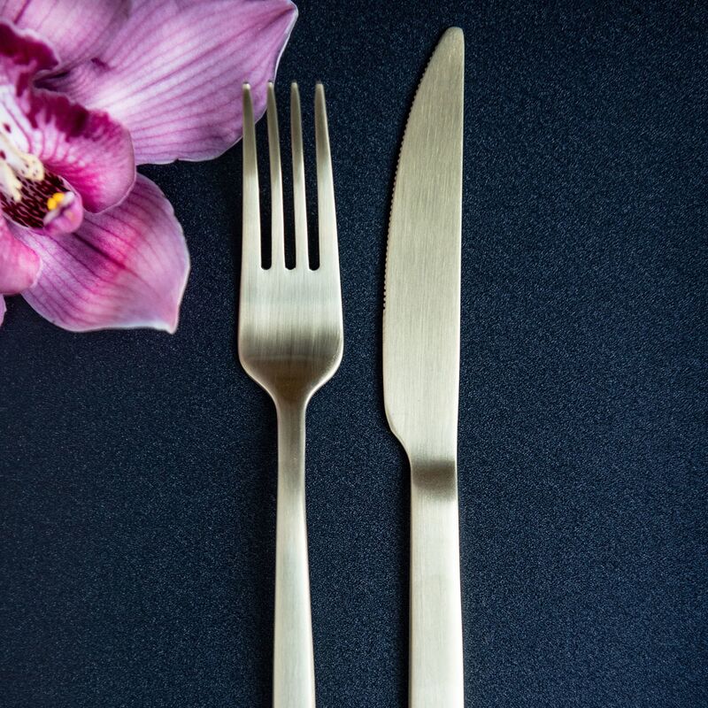 Pure aterimet 24 kpl, champagne