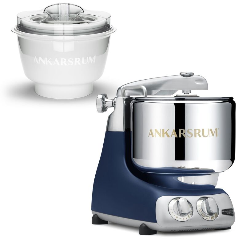 AKM 6230 köksmaskin med glassmaskin, royal blue