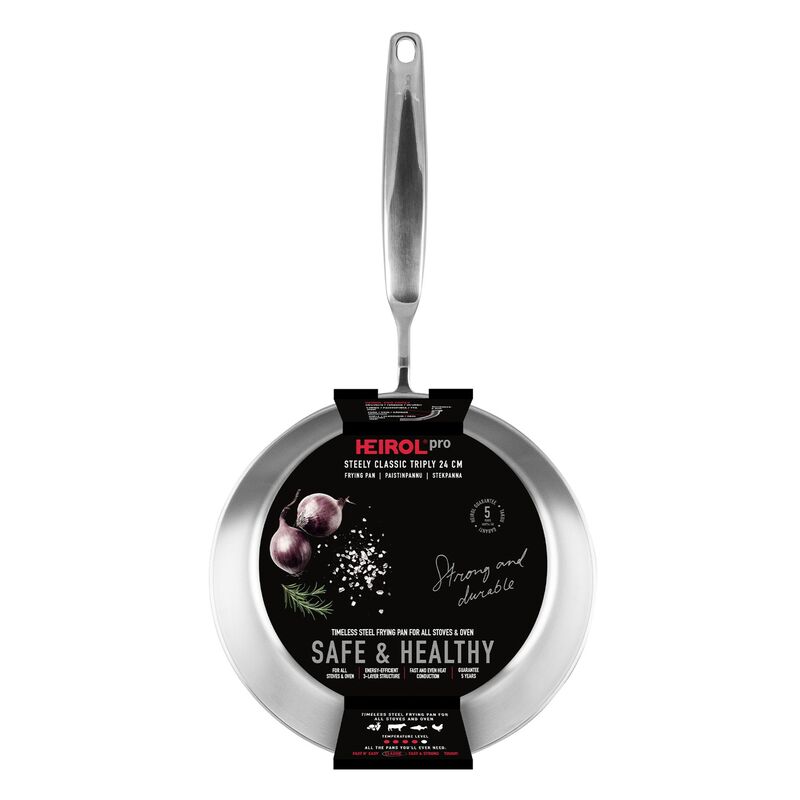 Steely Classic Triply stekepanne 24 cm