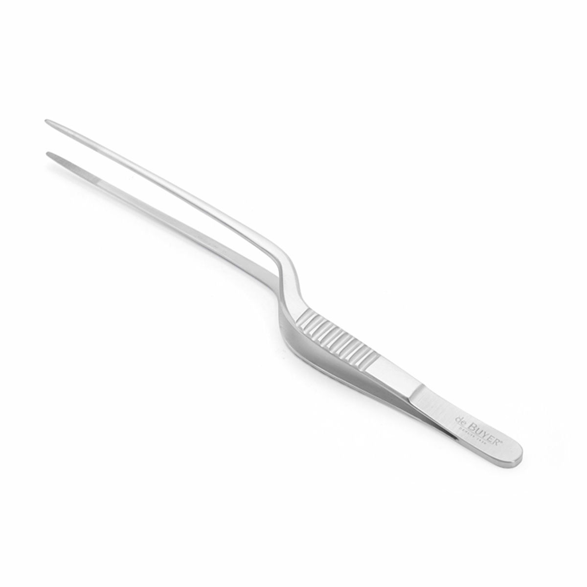 Matpincett buet 20 cm, rustfritt stål