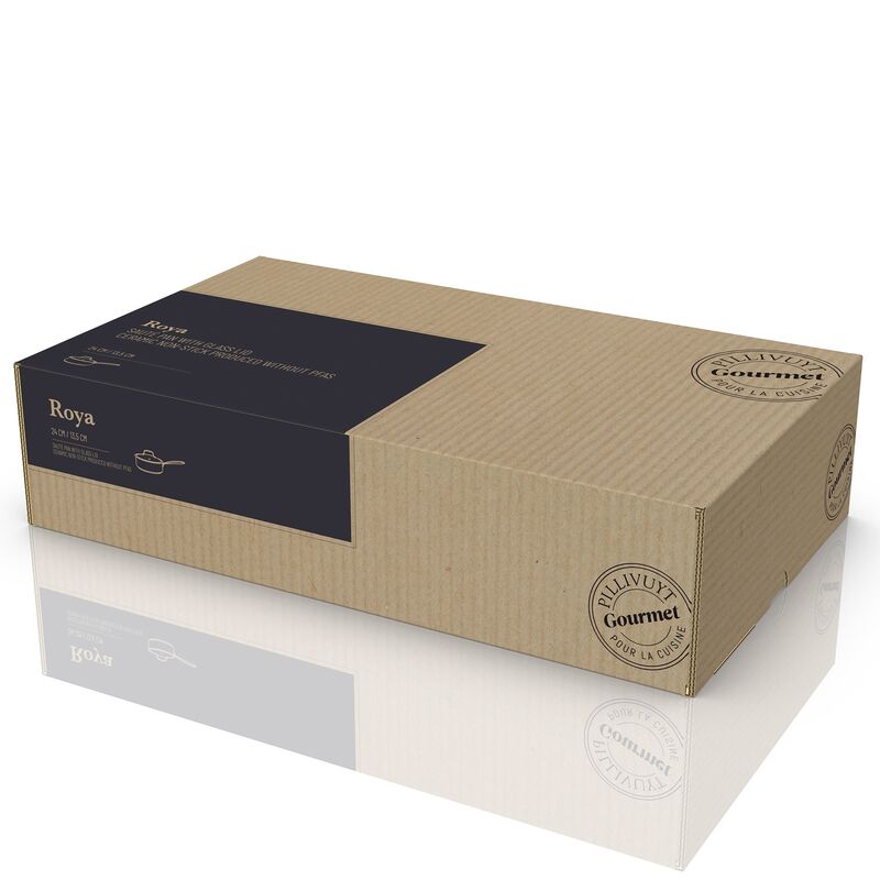 Roya traktørpande 24 cm, rustfrit stål