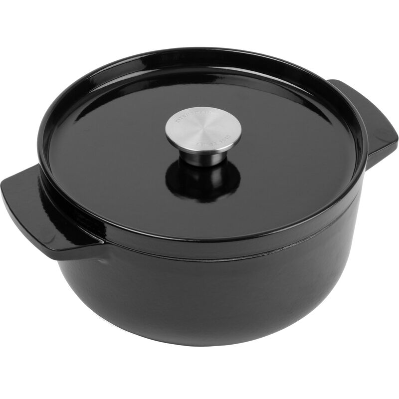 Støbejernsgryde 22 cm/3,3 liter, onyx black
