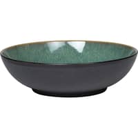 Salladsskål 24 cm svart/grön