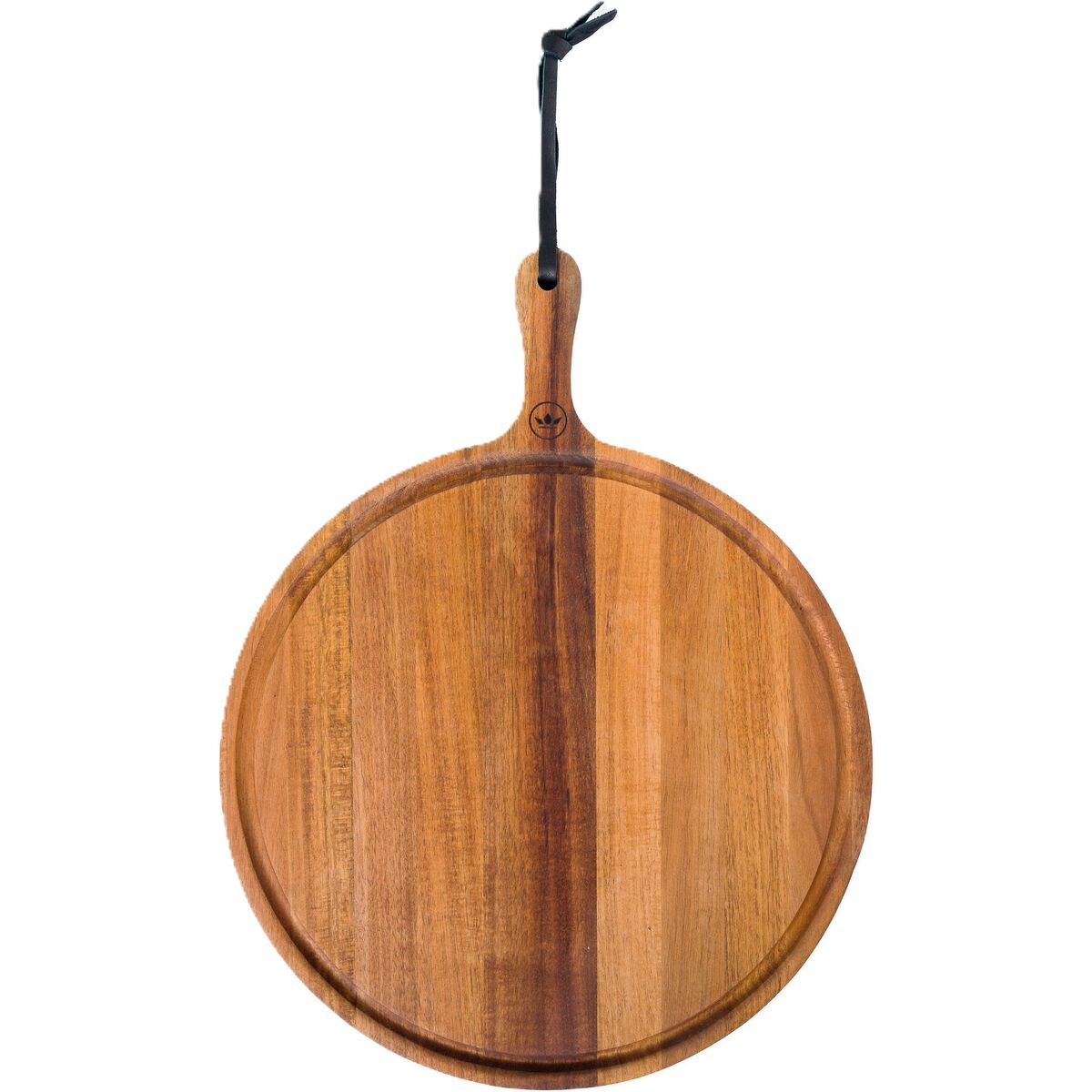 Rund skärbräda 35 cm, akacia