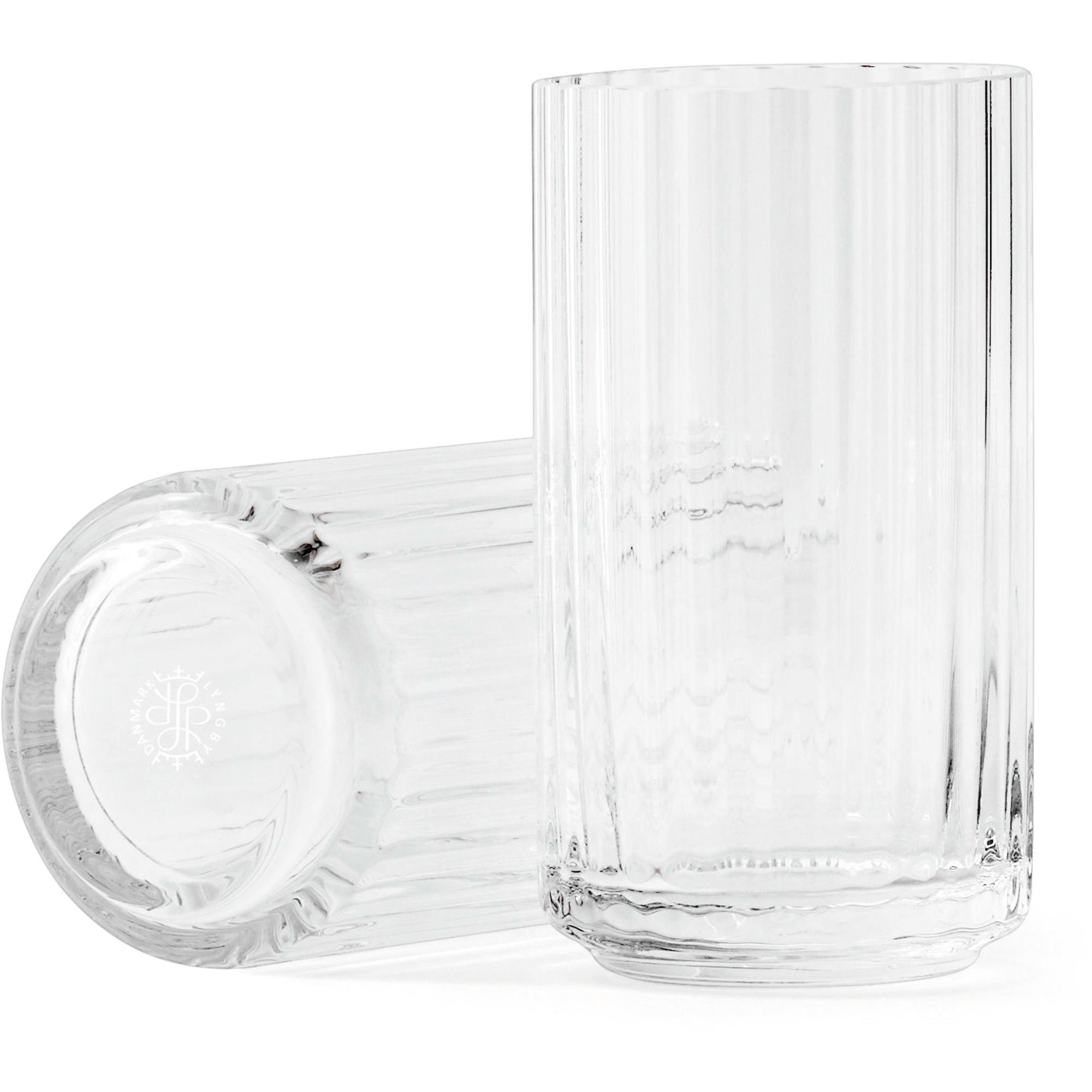 Lyngbyvasen 31 cm., glas – klar