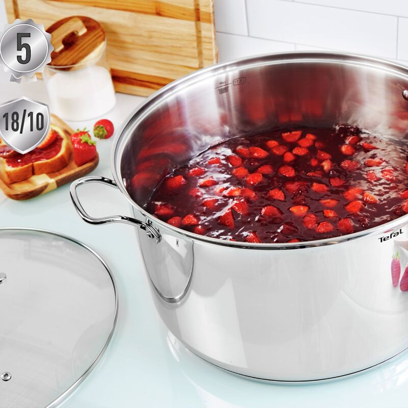 Intuition gryte rustfritt stål, 17,5 liter