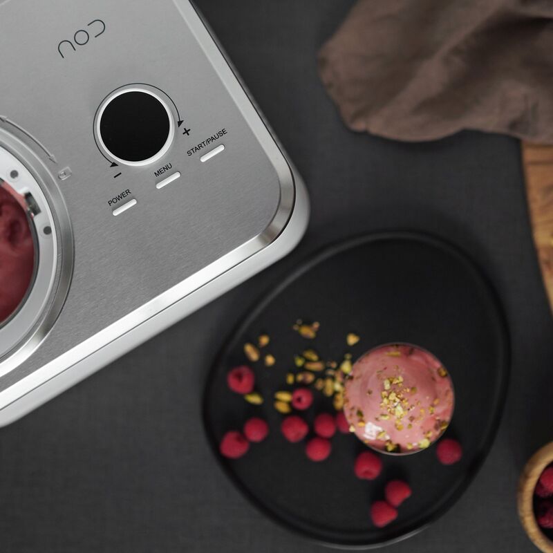 Iskremmaskin 1,5 liter, hvit