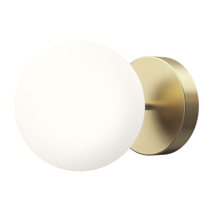 Edgeform Stringball 1 Væg-/loftlampe, messing