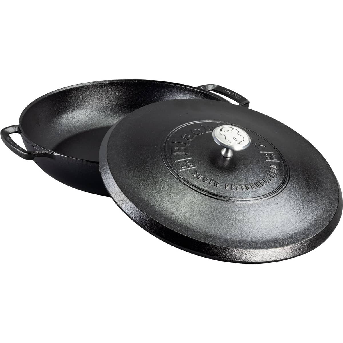 Blacklock Paistinpannu kannella, 30 cm, valurautaa