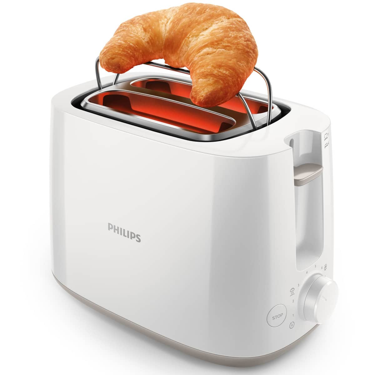 HD2581/00 Brødrister, hvit