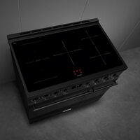 C92IPN2 Classic induktionskomfur med to ovne 90 cm, mat sort