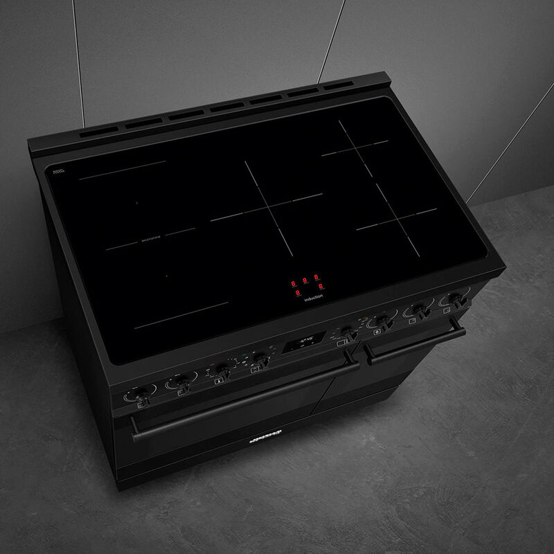 C92IPN2 Classic induktionskomfur med to ovne 90 cm, mat sort