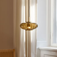 Urc taklampe 26 cm, amber