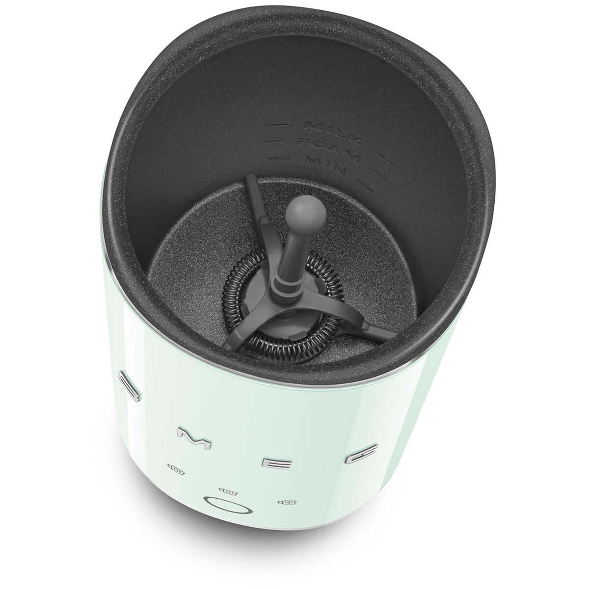 Mini-mjölkskummare, pastellgrön