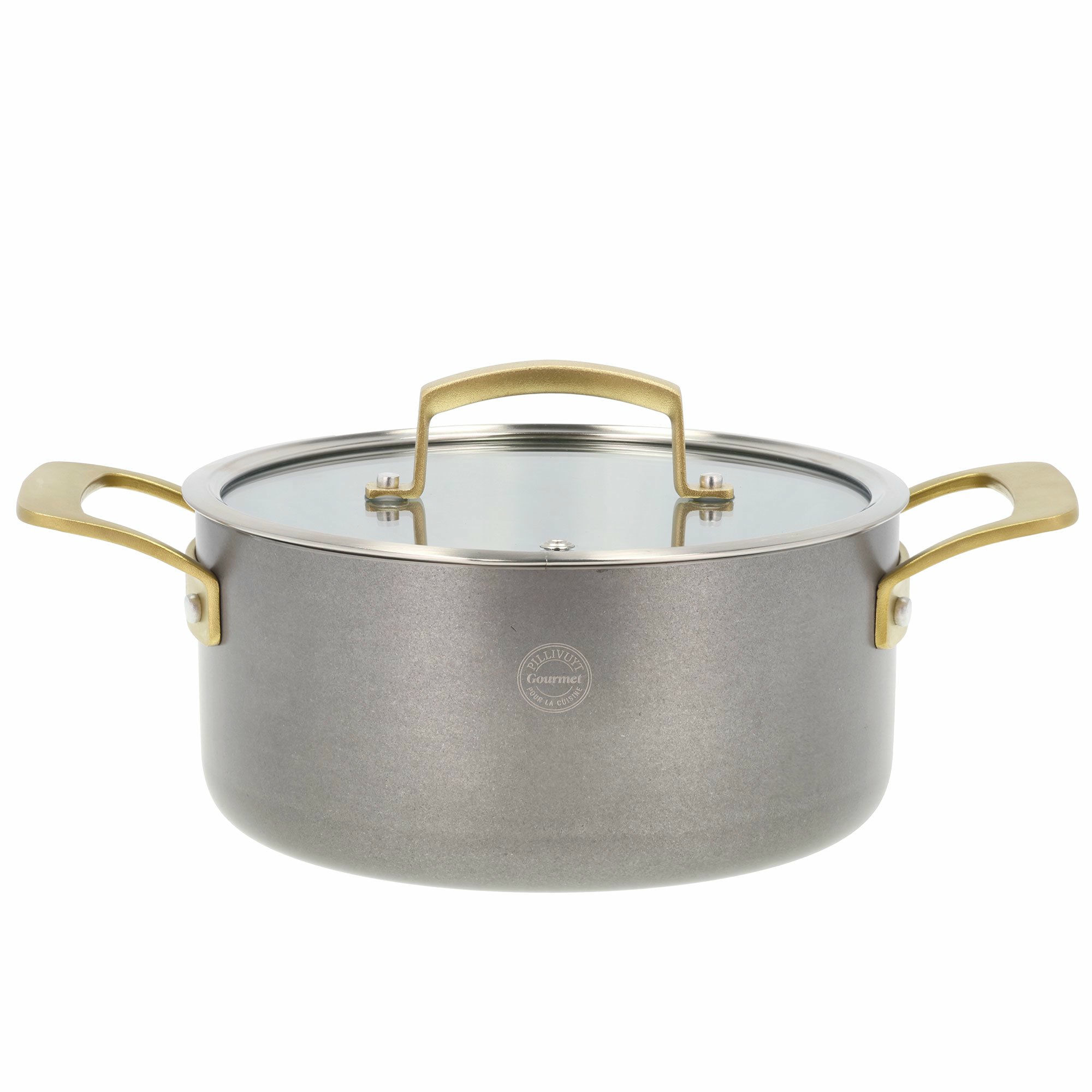 Durance Gryde Med Låg Liter Rustfrit Stål