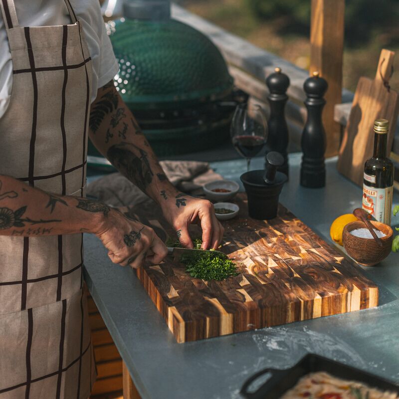 Skärbräda XL 55x40x4 cm, akaciaträ