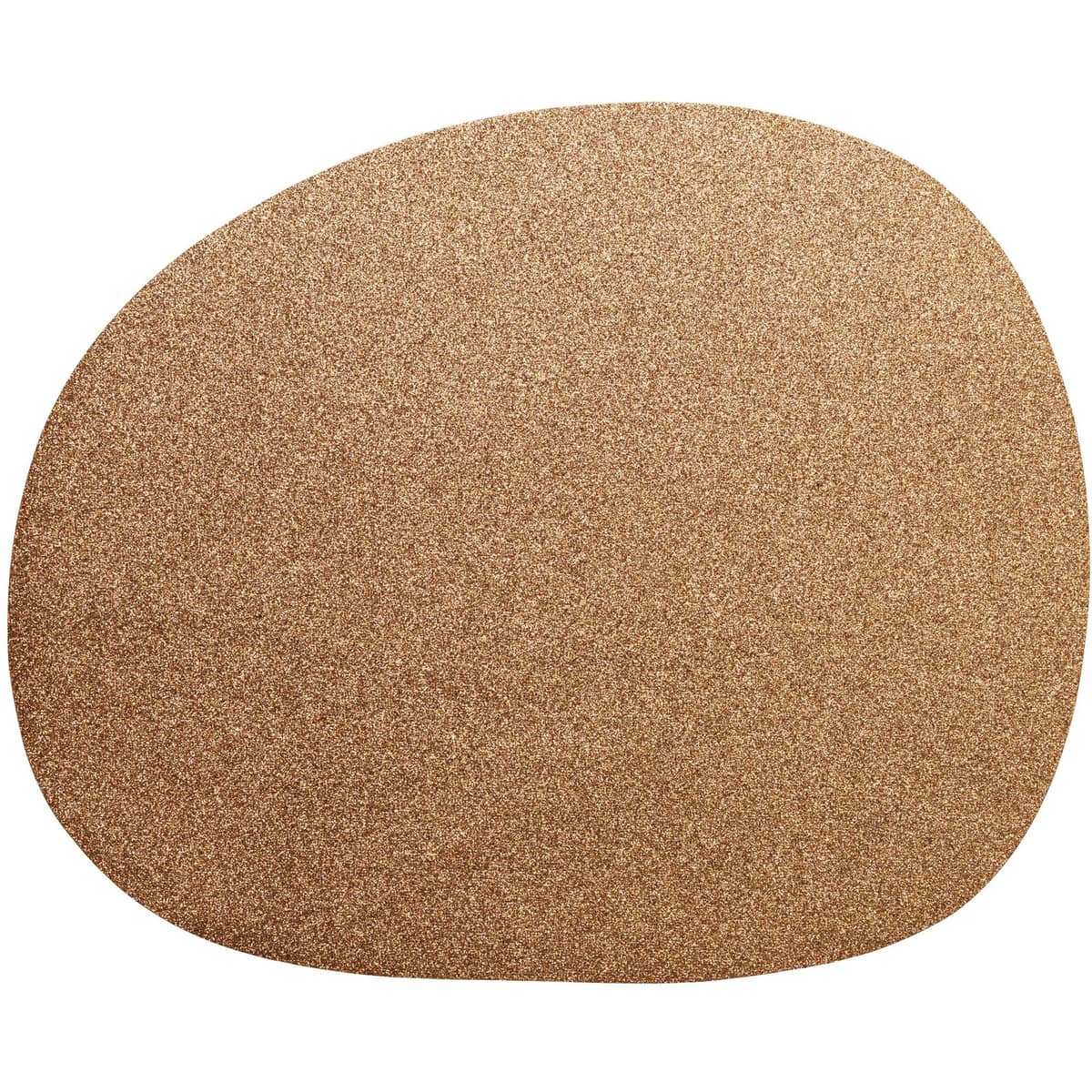 Raw organic dækkeserviet bronze