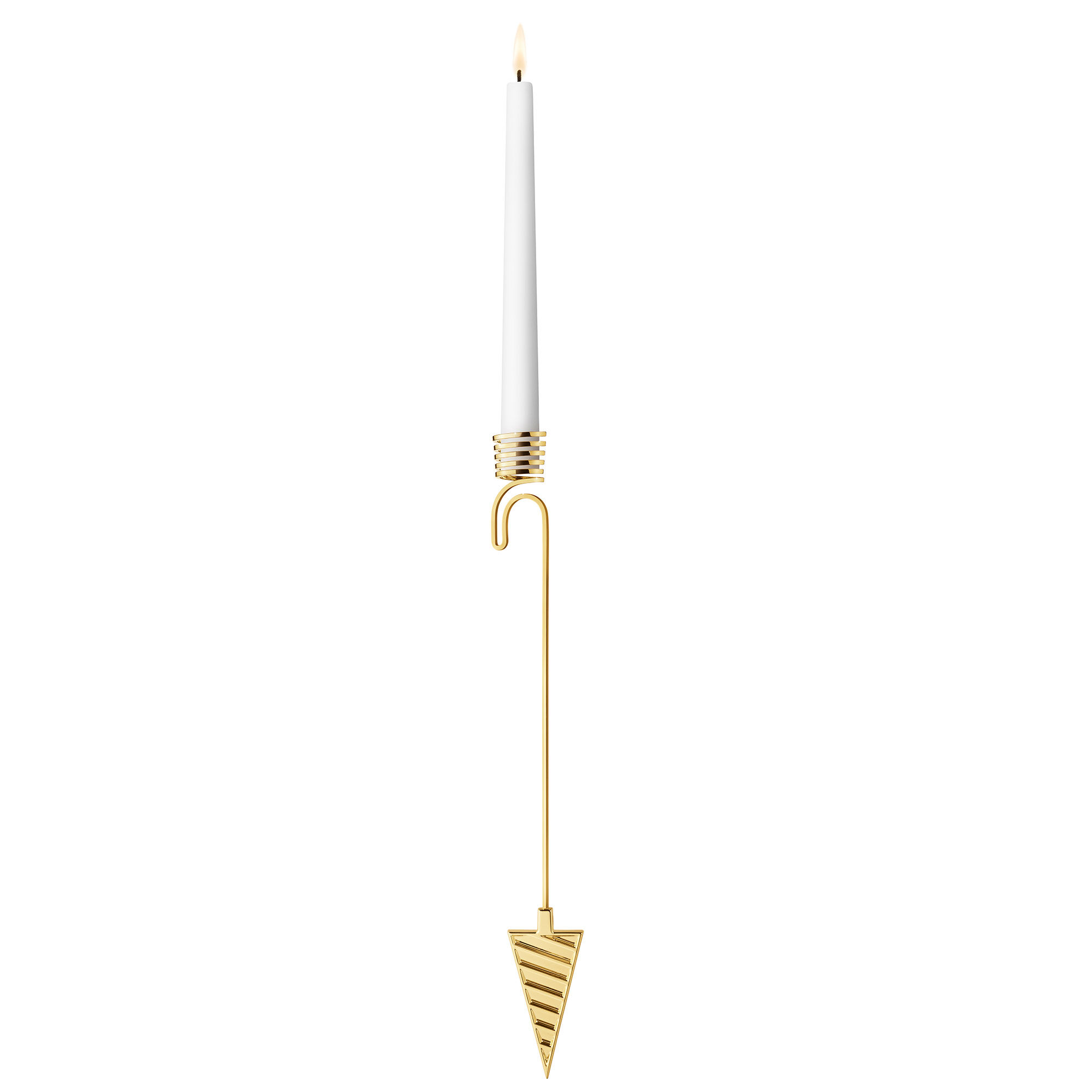 Georg Jensen CC 2025 Lysholder kremmerhus, gullbelagt sinklegering
