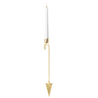 Georg Jensen CC 2025 Strut ljushållare, 18K guldplätering