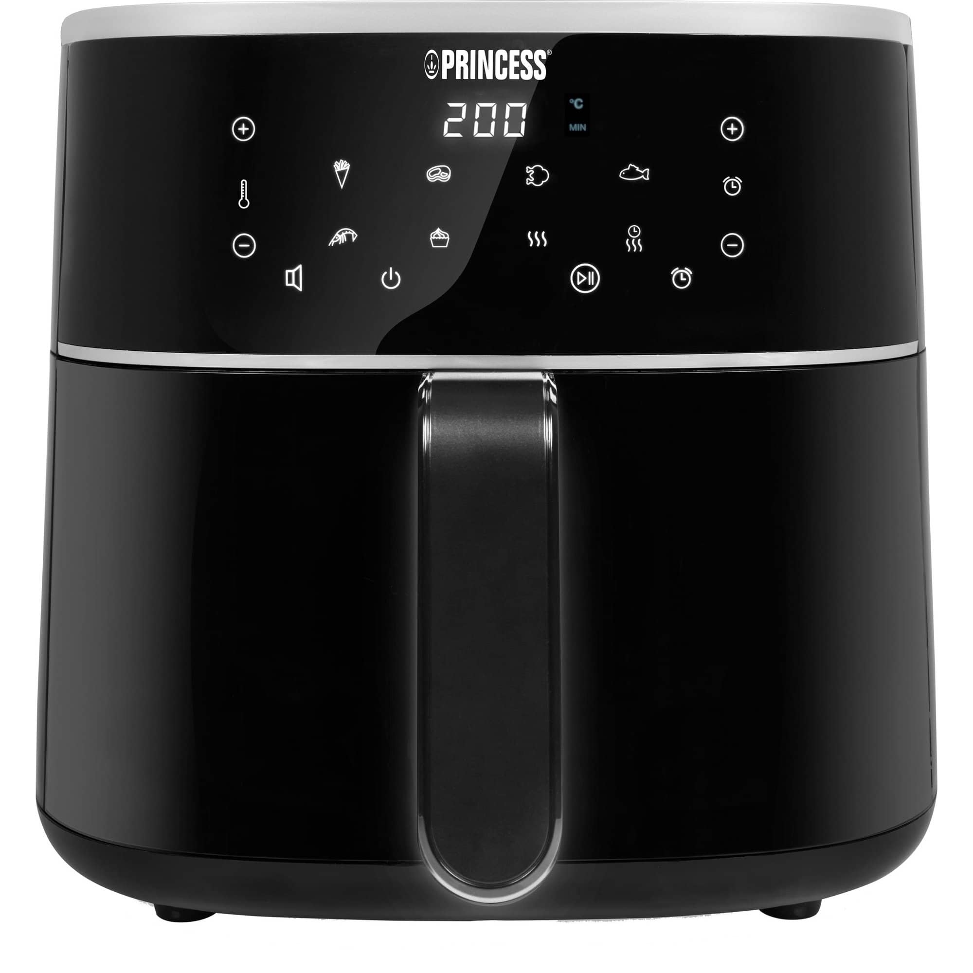 Läs mer om Airfryer 6 liter, svart/silver