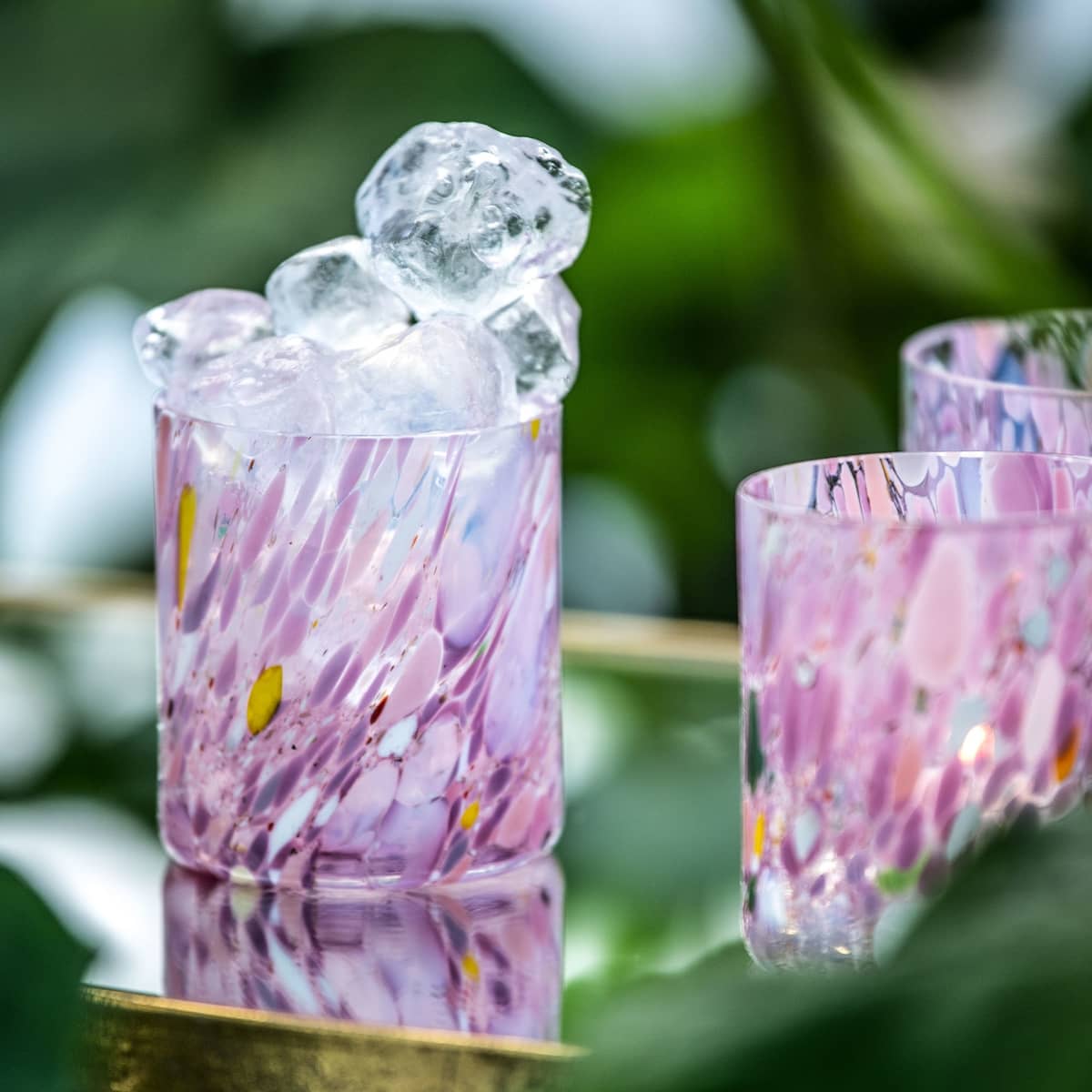 Swirl dricksglas 35 cl, rosa