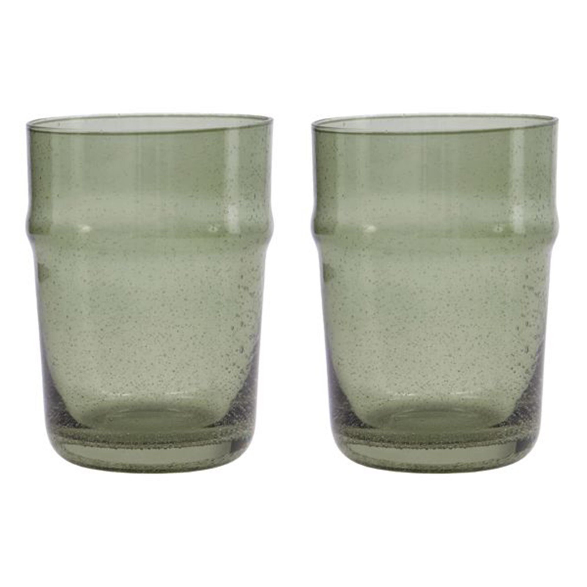 Rain glas 10,5 cm 2-pack, grön