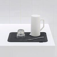 SinkSide diskmatta silikon, mörkgrå