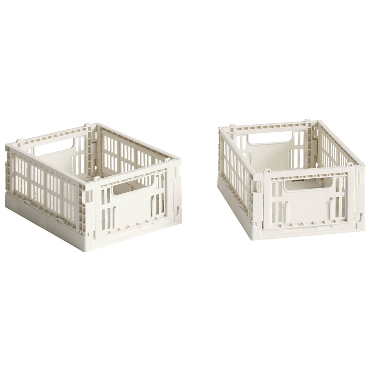 Colour Crate förvaringslåda mini 2 st, off white