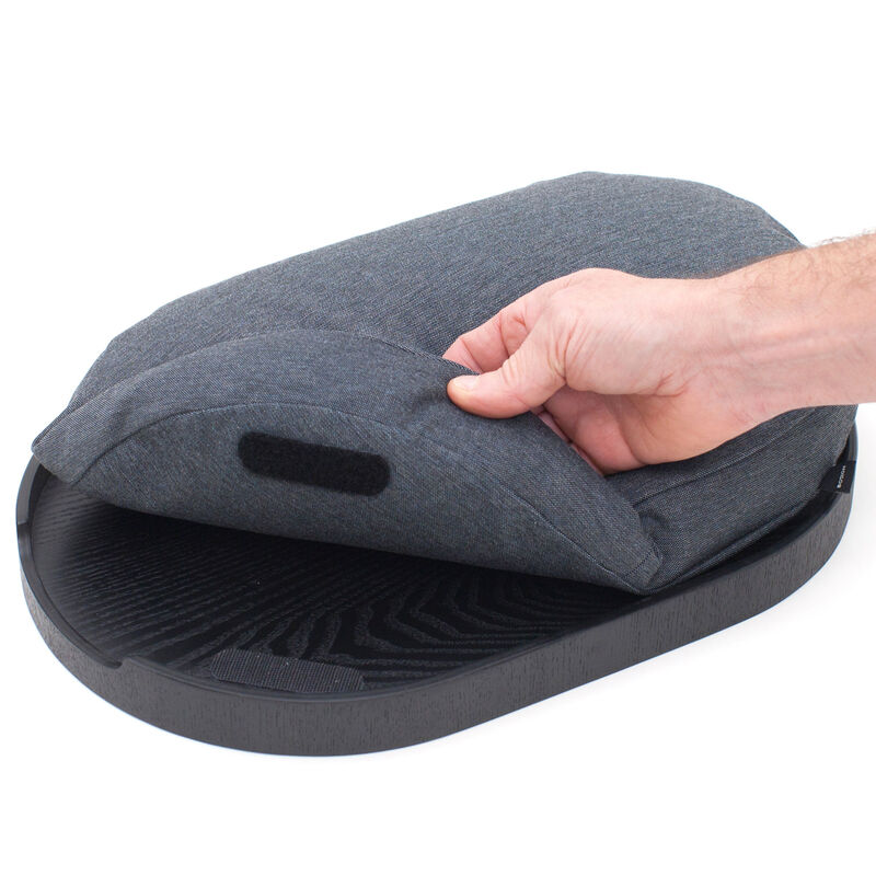 Bosign Curveline Polvisuojus 39x26 cm, musta/harmaa