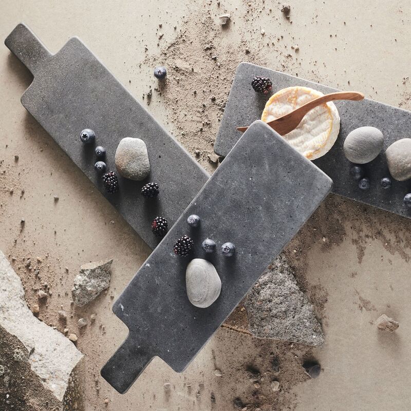 Valley tapasbræt, grå/natur