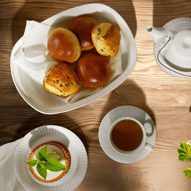 Hammershøi uuninkestävä vuoka 32 x 24 cm, valkoinen