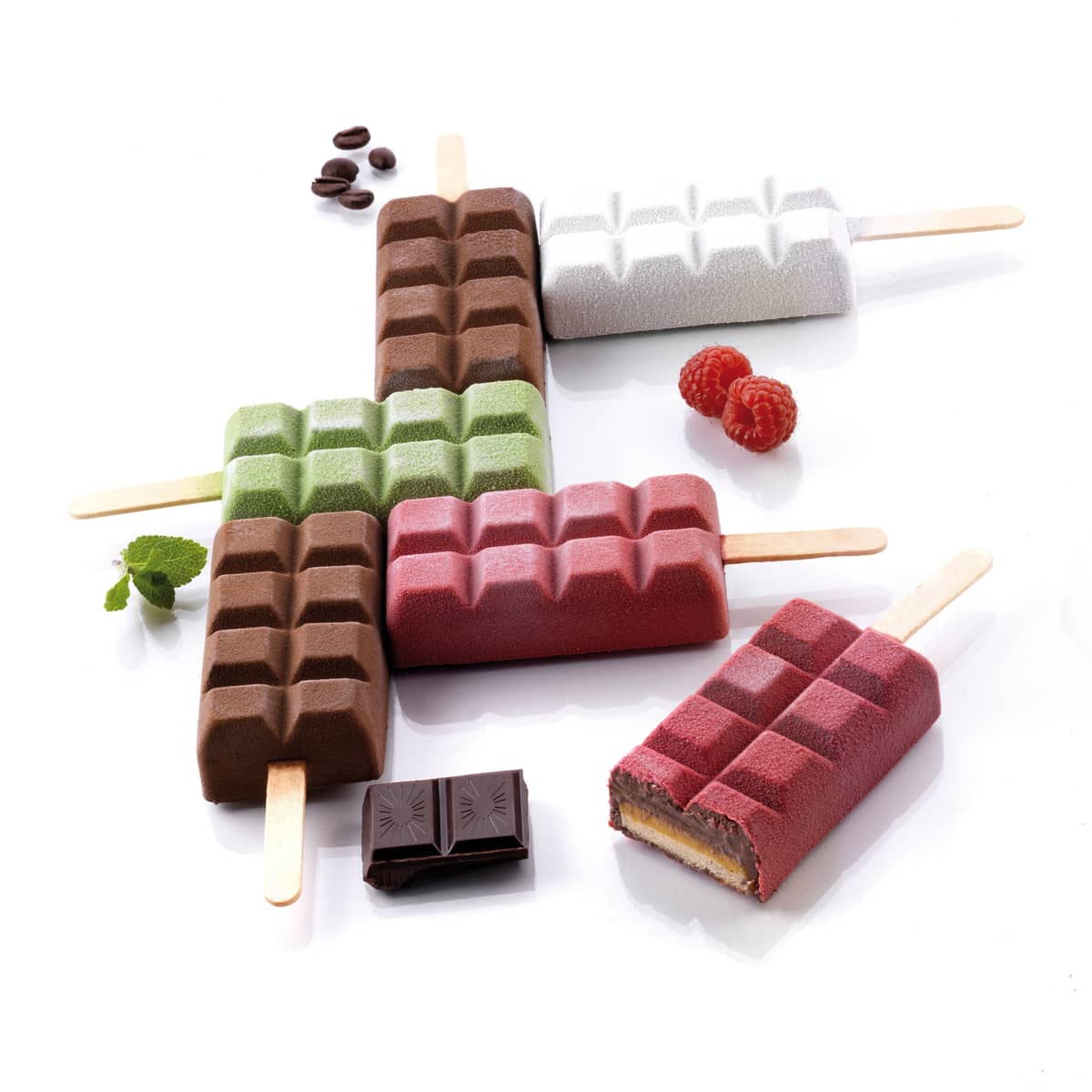 Easy Cream 2st Glassformar Chocostick