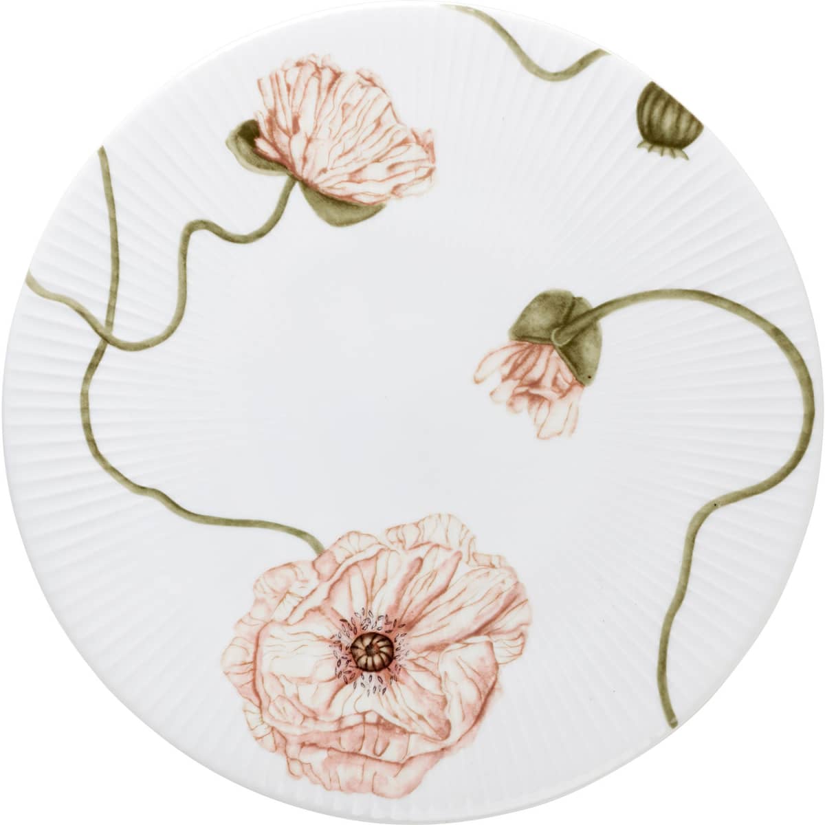 Hammershøi Poppy tårtfat vit, Ø 30 cm