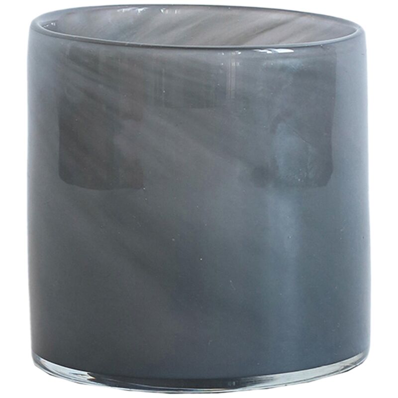 Lyric-kynttilälyhty medium, dark grey