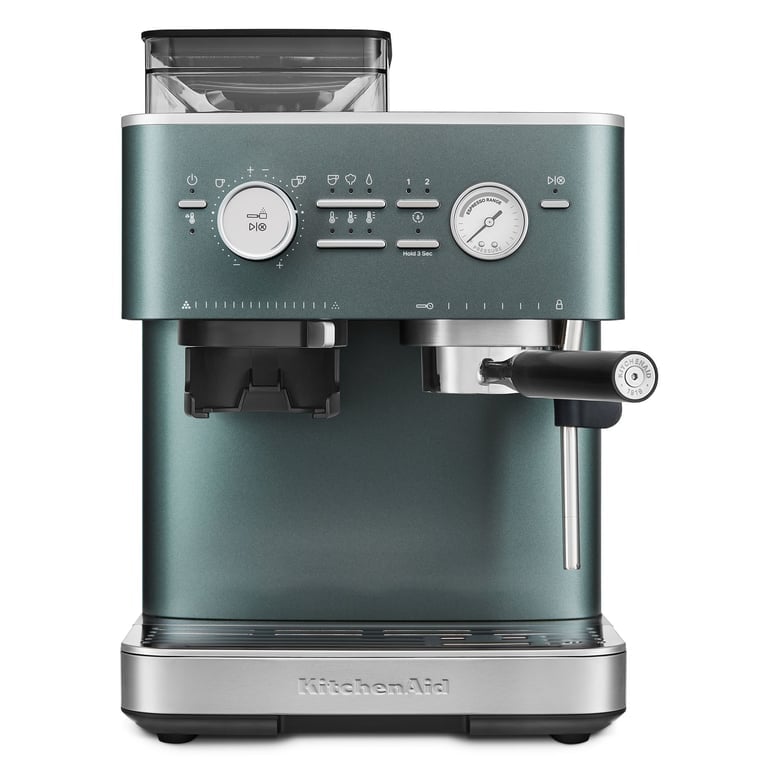 Espressomaskin med kaffekvarn, juniper