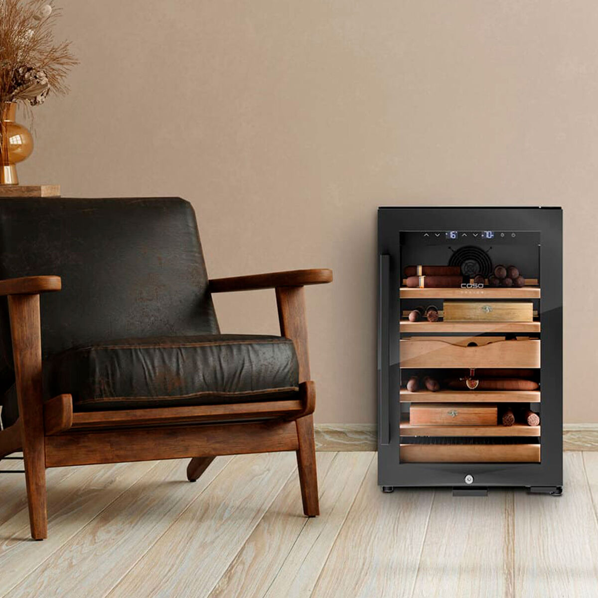 676 Humidor H45 cigarrskåp 45 liter, svart