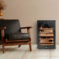 676 Humidor H45 cigarrskåp 45 liter, svart