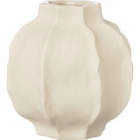 Vas med bucklig rand, stengods, 10 cm