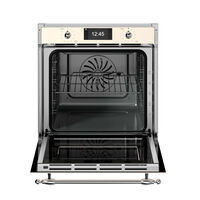 FHER6117CTAX3 Heritage dampovn med pyrolyse 80 liter, elfenbenshvid/krom