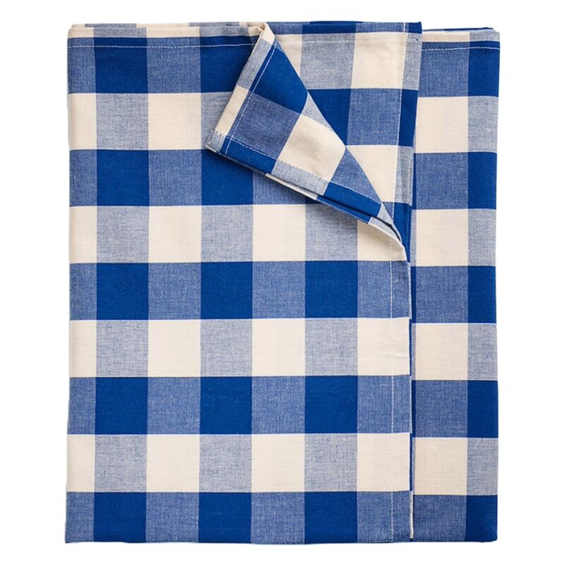 Bell bordsduk 250x145 cm, blå/aprikos