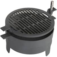 Støbejerns bordgrill, sort