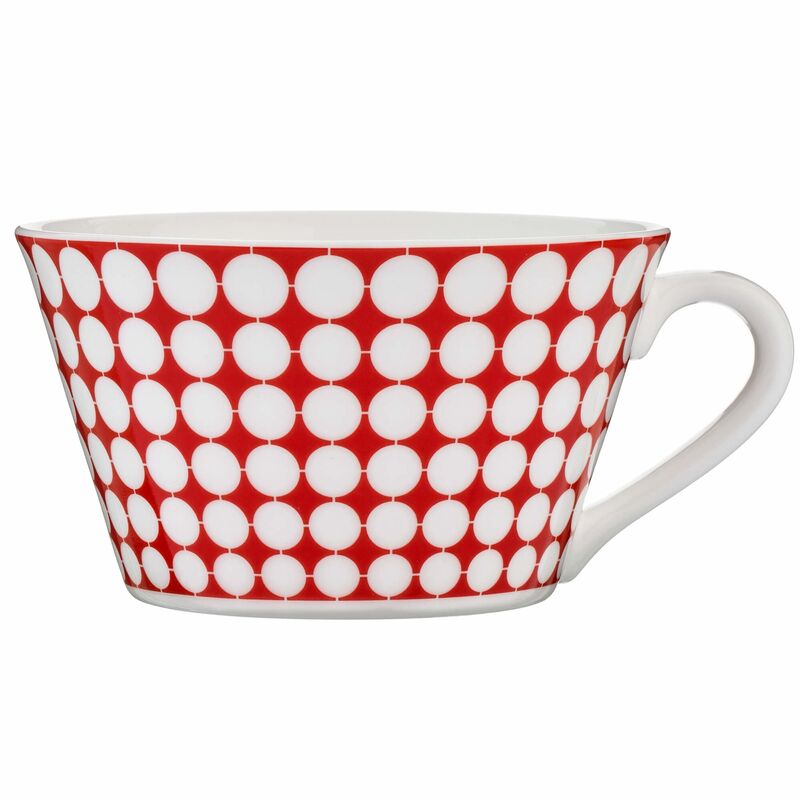 Eva tekopp med fat, 25 cl